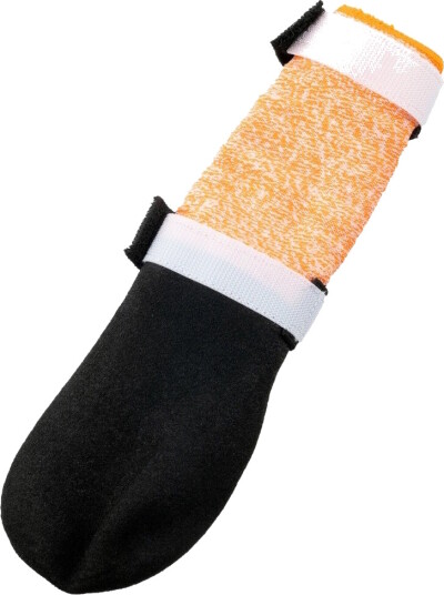 Non-stop Dogwear Protector Bootie High  S Potesokker Svart/Oransje