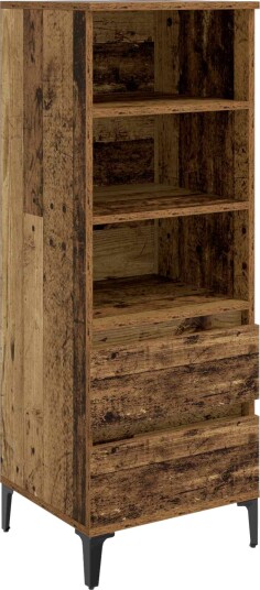 vidaXL Høyskap Gammelt tre 40 x 36 x 110 cm Konstruert tre vidaXL Høyskap Gammelt tre 40 x 36 x 110 cm Konstruert tre