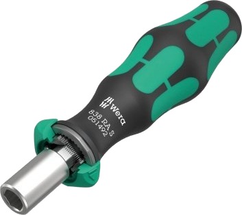 Wera 838 RA S Bits Håndholder med Skrallefunksjon 1/4" for Håndverktøy