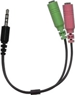 Av Genius Adapter Jack 3,5 Mm Jack 3,5 Mm Svart 32590001400 Av Genius Adapter Jack 3,5 Mm Jack 3,5 Mm Svart 32590001400