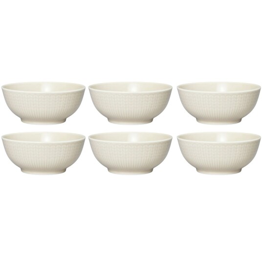 Rörstrand Swedish Grace Skål 30 cl 6 pk Oat Beige