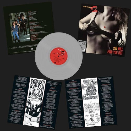 Original Sin  Sin Will Find You Out  LP/Vinyl
