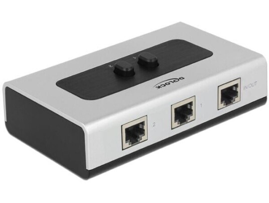 DELOCK RJ45 Switch 2>1 + 1>2 Bidirc. DELOCK RJ45 Switch 2>1 + 1>2 Bidirc.