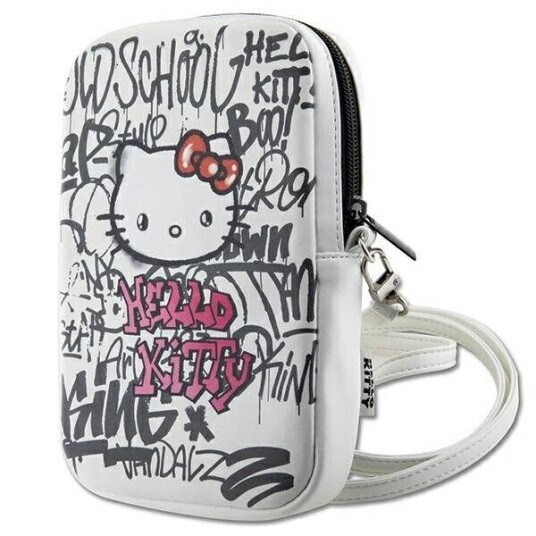 Hello Kitty Graffiti Kitty Head Hvit Mobildeksel