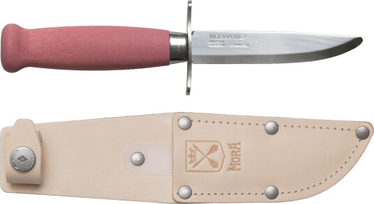 Morakniv Scout 39 Safe Rosa Speiderkniv med Dobbel Fingerbeskyttelse Morakniv Scout 39 Safe Rosa Speiderkniv med Dobbel Fingerbeskyttelse