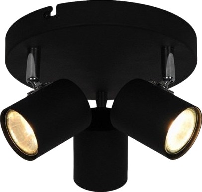 Lysarmatur Med Retningsstyrt Lys Okko Safi Gu13014d 3R Blk 15 W Gu10