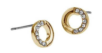Snö Of Sweden Colline Small Earring Gold/Clear 8mm Snö Of Sweden Colline Small Earring Gold/Clear 8mm