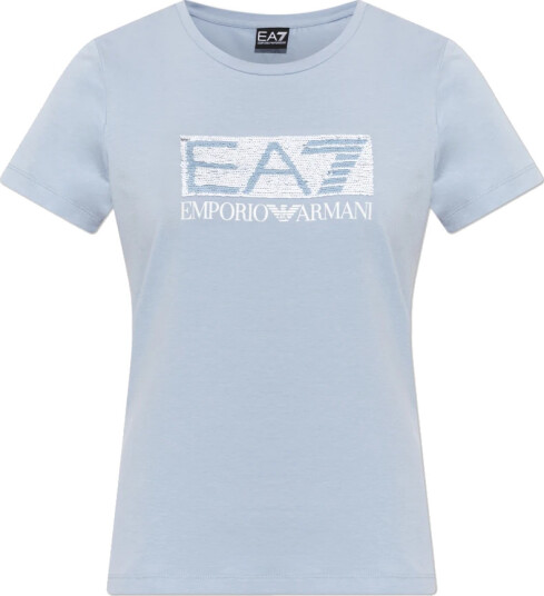 Emporio Armani EA7 Dame Topper Blå M,