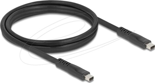 Delock Mini DisplayPort 2.1 Kabel 16K 60Hz 80 Gbps 1.5m Svart