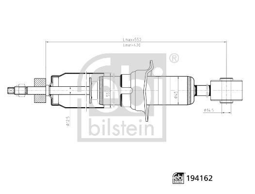 Støtdemper FEBI BILSTEIN 194162