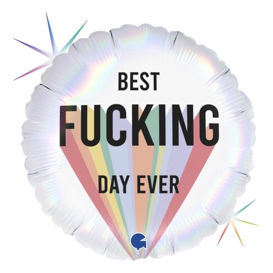 Ballongkungen AB Folieballong Best Fucking Day Ever