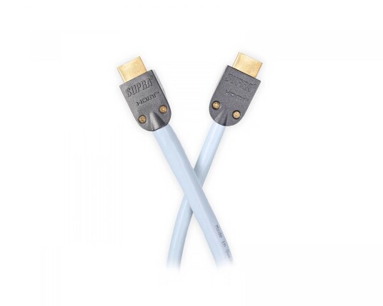 Supra HDMI Kabel 2.0 15m med Gullkontakt - 4K, 3D, Deep Color