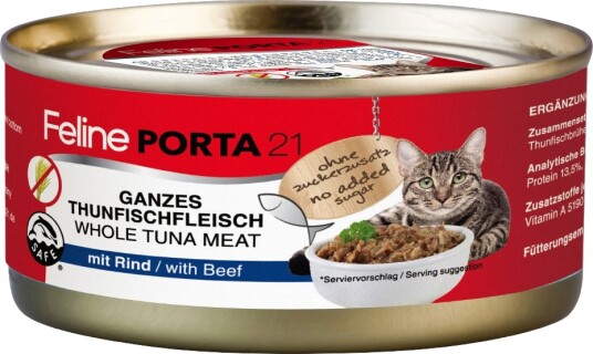 Feline Porta 21 Tunfisk Med Storfekjøtt 24 X 156 G