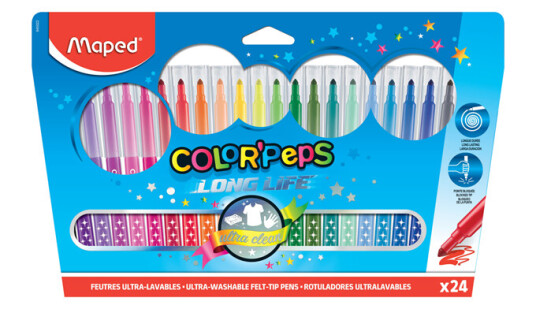 Maped Color'Peps Long Life felt-pens x24 Maped Color'Peps Long Life felt-pens x24