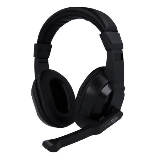 Maxlife MXHH-01 Headset 3.5mm Mini-Jack Svart Maxlife MXHH-01 Headset 3.5mm Mini-Jack Svart