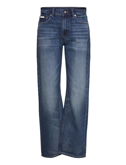 Calvin Klein Jeans Signature 90S Straight Solar Fla - Blue - 27 x 32