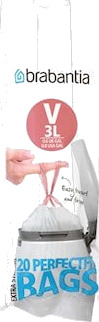 PerfectFit Avfallspose V 3L(20 poser per rull)