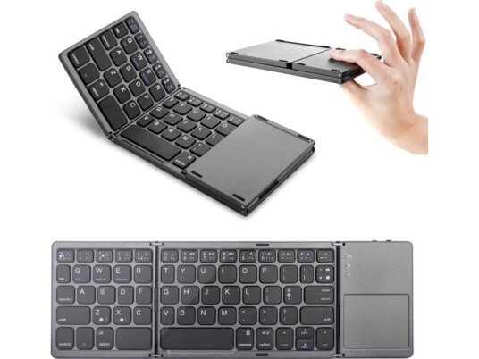 Strado Keyboard Bluetooth Keyboard Universal Foldable - Black Universal - Us Layout Strado Keyboard Bluetooth Keyboard Universal Foldable - Black Universal - Us Layout