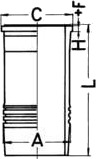 Sylinderhylse KOLBENSCHMIDT 89929110 Sylinderhylse KOLBENSCHMIDT 89929110