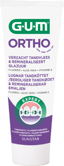 Gum Ortho tannkrem for regulering 75 ml