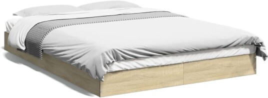 Sengeramme sonoma eik 120x190 cm konstruert tre 8721102599125