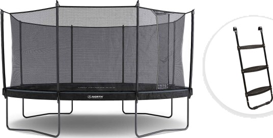 Trampoline North Pioneer Oval / 5,0 m x 3,5 m / Trampoline + Stige
