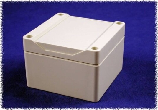 Hammond Electronics 1555E2gy Universalskap 90 X 90 X 60 Polykarbonat Grå 1 Stk