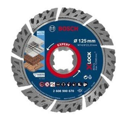 Bosch Diamantskjæreplate XL Multi 125MM for Betong og Murstein