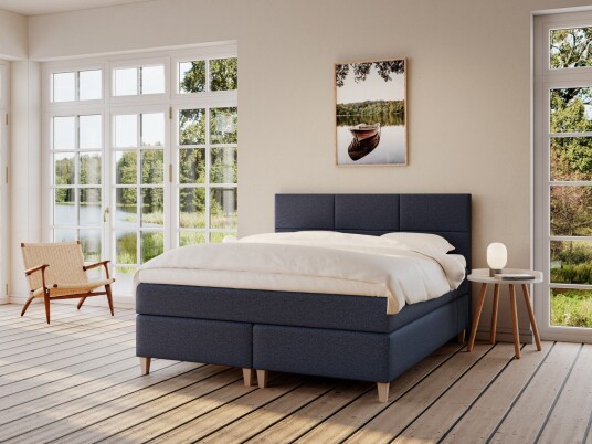 Nordic Dream Snefrid Fjäll 160x200 Mørkeblå