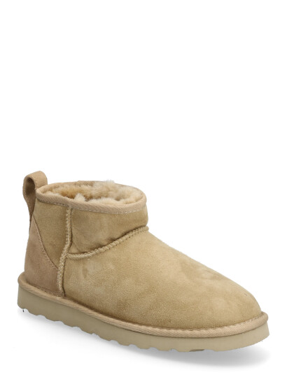 Rosemunde Rhbrisbane Shearling Short Boots - Beige - 36