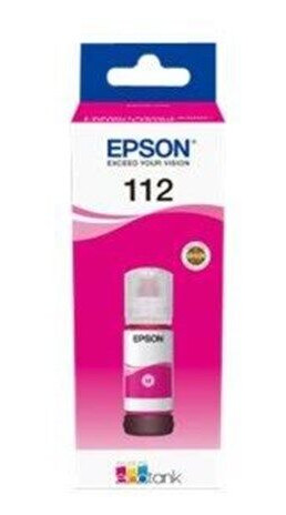 Epson Ink/112 EcoTank Pigment Magenta Bottle - Blekkrefill Rød Epson Ink/112 EcoTank Pigment Magenta Bottle - Blekkrefill Rød