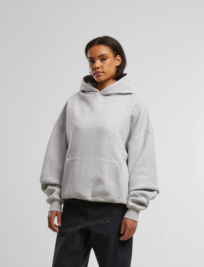 Prohibited Oversized Hoodie - Grey - XL Prohibited Oversized Hoodie - Grey - XL