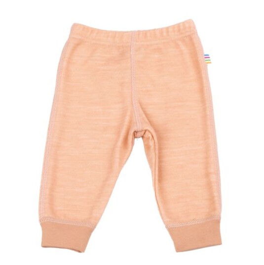 Joha Scarecrow ull/bambus ensfarget leggings - korall Joha Scarecrow ull/bambus ensfarget leggings - korall