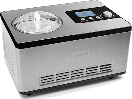 Princess Iskremmaskin Kompressor 2L med LCD-skjerm og Avtagbar Skål