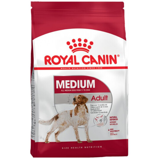 Royal Canin Medium Adult Tørrfôr Til Hund 4 kg