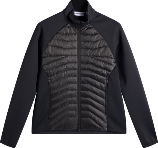 J. Lindeberg Heyden Quilt Hybrid Jacket Black S J. Lindeberg Heyden Quilt Hybrid Jacket Black S