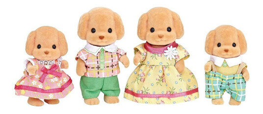 Sylvanian Families Toy Poodle Family / Dollhouse