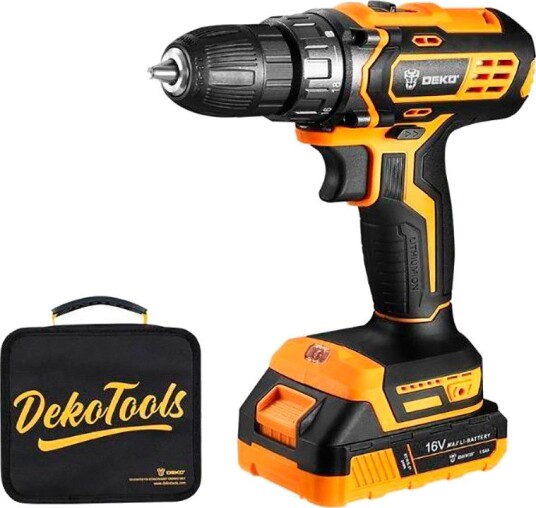 Deko Tools Drill Med Batteri 16v
