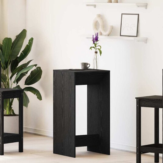 Barbord Svart Eik 51x50x103,5 cm Konstruert Tre Barbord Svart Eik 51x50x103,5 cm Konstruert Tre