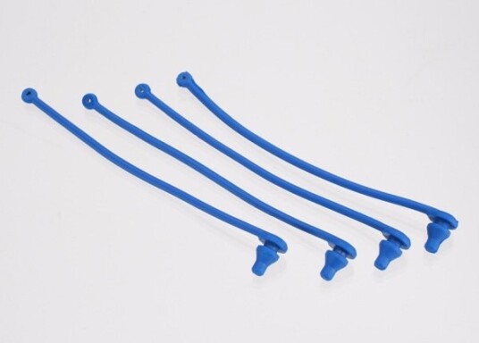 Traxxas TRX-5751 Body Clip Retainer Blue (4)