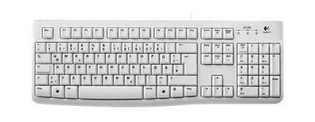 Logitech K120 for Business - tastatur - Tysk - hvit Inn-enhet Logitech K120 for Business - tastatur - Tysk - hvit Inn-enhet