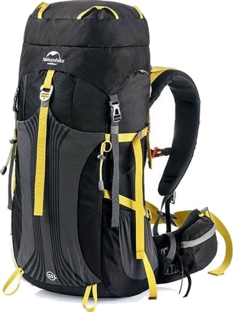 Ryggsekk naturehike 55L/65L nylon profesjonell tursekk