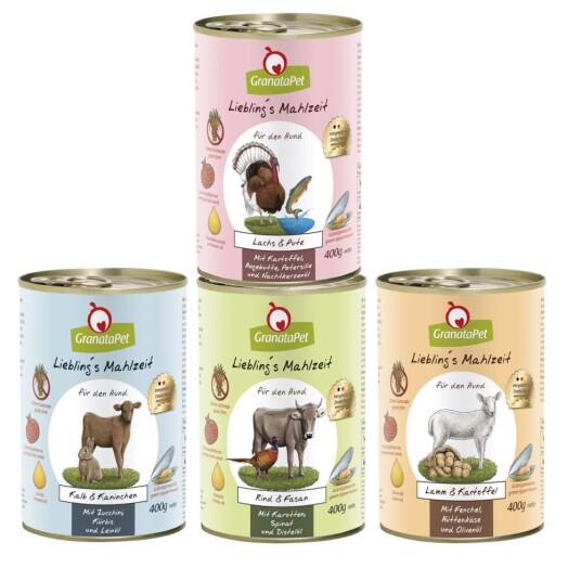 Granatapet Liebling'S Måltid Blandet Pakke 6 X 400 G