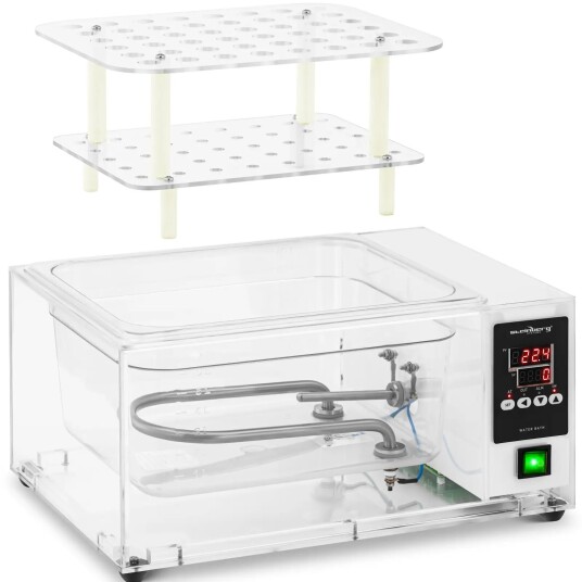 Steinberg Systems Vannbad digitalt -9 l gjennomsiktig -5-100 °C -280 x 220 x 150 mm 10031070
