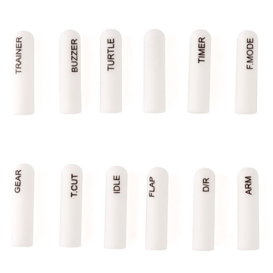 RadioMaster Silicon Switch Covers Long - White