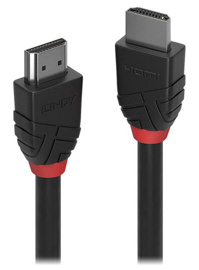 Lindy HDMI-kabel 2 m med Ethernet - 4K, sort Lindy HDMI-kabel 2 m med Ethernet - 4K, sort