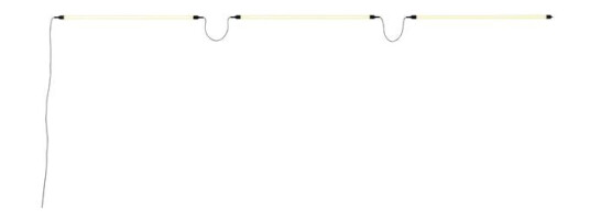Muuto Fine Vegg/ Taklampe Konfigurasjon 4 Sort