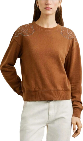 Pepe Jeans Dame Strikkevarer Brun L, Pepe Jeans Dame Strikkevarer Brun L,