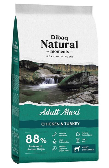 Dibaq Natural Moments Voksen Hundemat Maxi 15 kg - Tørrfôr av Høy Kvalitet Dibaq Natural Moments Voksen Hundemat Maxi 15 kg - Tørrfôr av Høy Kvalitet