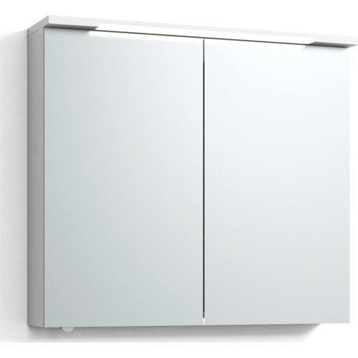 Svedbergs Skuru speilskap 80 cm, hvit